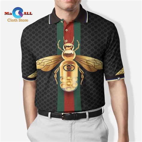 bee logo gucci polo